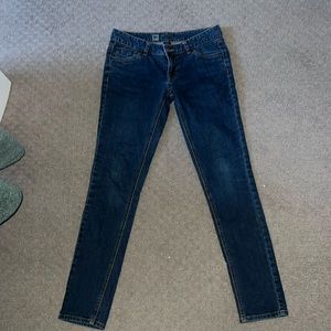 Classic Navy premium skinny jeans Mossimo or target